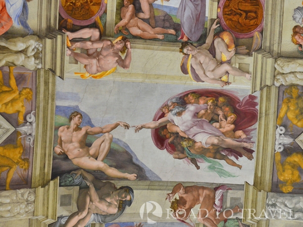 Sistine Chapel The Sistine Chapel is the rock star of the Vatican Museum. This amazing work turned 500 years old last year. It<br/> was created by the then up and coming artist Michelangelo. He was first commissioned to repaint the chapel in 1508<br/> by Pope Julius II della Rovere. He finished in 1512. Later he was commissioned to paint the Last Judgment<br/> in 1535 by Pope Paul III Farnese. There are many stories about the trials and tribulation that Michelangelo <br/>endured as he painted this chapel. He left several scandalous symbols hidden in the work which represented his <br/>discontent. Watch for them when you visit the Chapel.