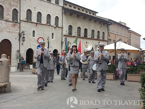 Rivotorto di Assisi Band The Rivotorto di Assisi Band during the parade of November 4