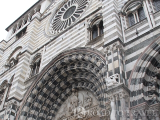 <h2>Genoa Cathedral </h2> Genoa Cathedral The facade of San Lorenzo Cathedral in Genoa.