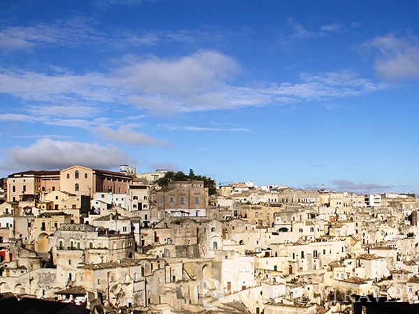 Panorama of the Sassi of Matera Panorama of the Sassi of Matera as seen from the Cattedrale di Matera.
